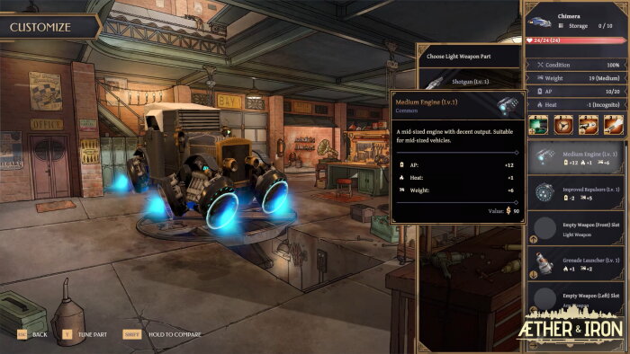 Aether & Iron PC Crack