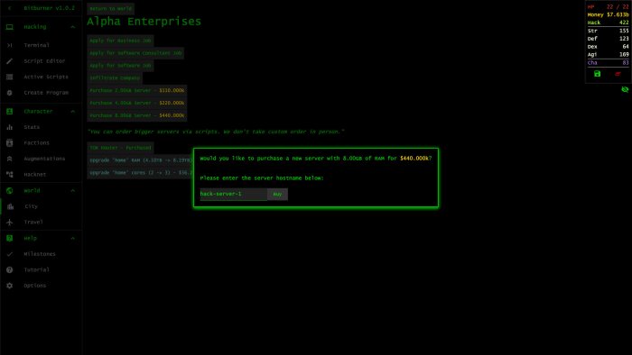 Bitburner PC Crack