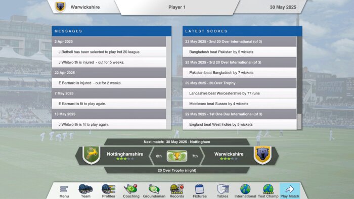 Cricket Captain 2025 PC Crack