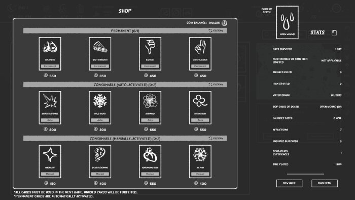 Don't Freeze: A Winter Card Survival Free Download Torrent