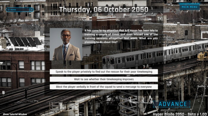 HyperBlade 2050 - Dystopian Sports Manager Download Free