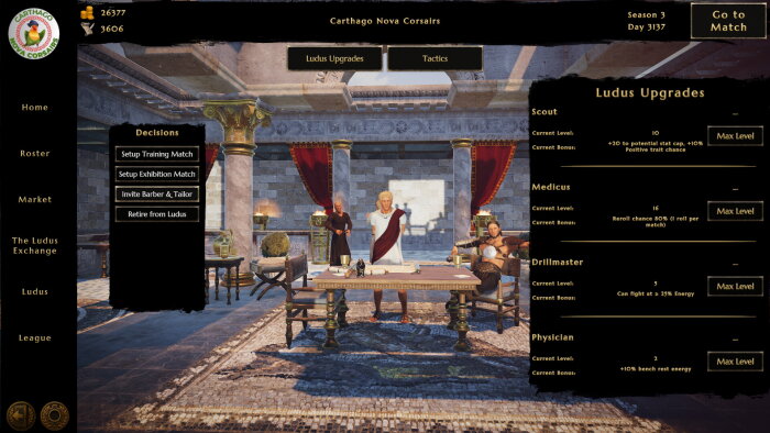Ludus Magnatus: Gladiator Manager Simulator PC Crack