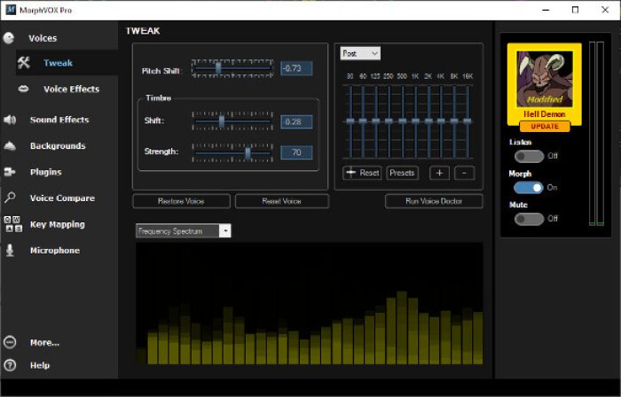 MorphVOX Pro 5 - Voice Changer Free Download Torrent