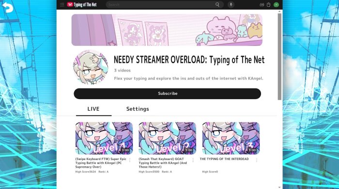 NEEDY STREAMER OVERLOAD: Typing of The Net Download Free