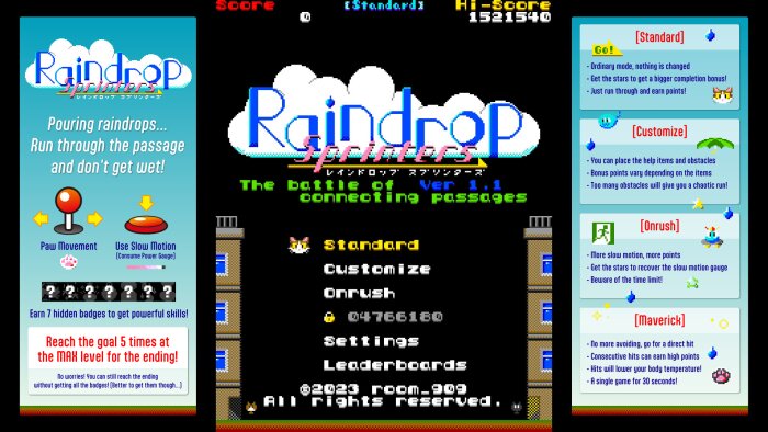 Raindrop Sprinters Download Free