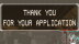 Download Thank You For Your Application