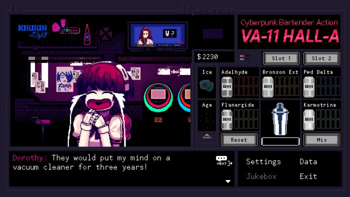 VA-11 Hall-A: Cyberpunk Bartender Action Download Free