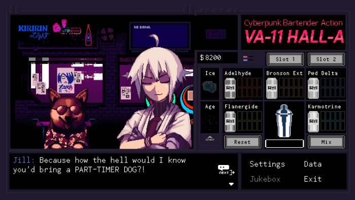 VA-11 Hall-A: Cyberpunk Bartender Action Free Download Torrent