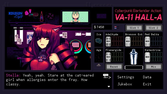 VA-11 Hall-A: Cyberpunk Bartender Action Crack Download
