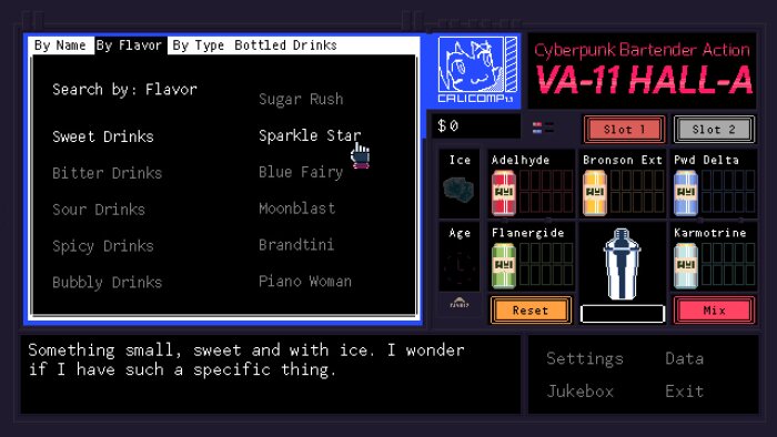 VA-11 Hall-A: Cyberpunk Bartender Action PC Crack