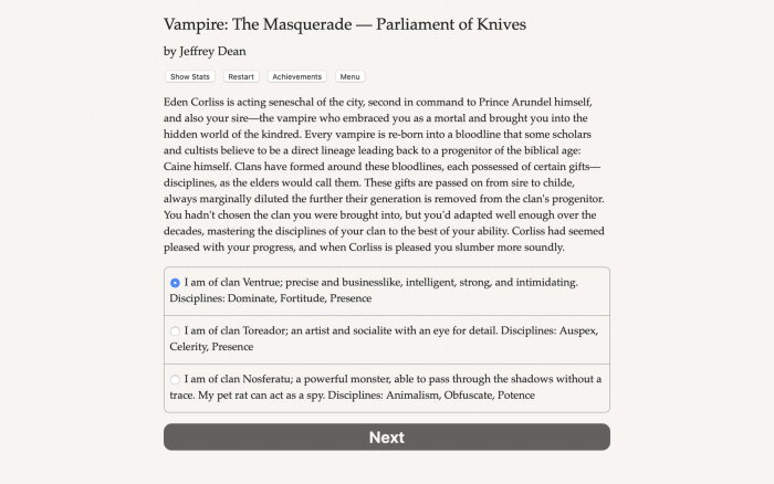 Vampire: The Masquerade — Parliament of Knives Repack Download
