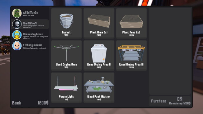 Weed Store Simulator PC Crack